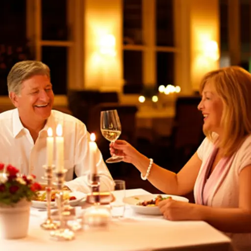 我们总是用一顿特别的晚餐来庆祝我们的结婚纪念日。