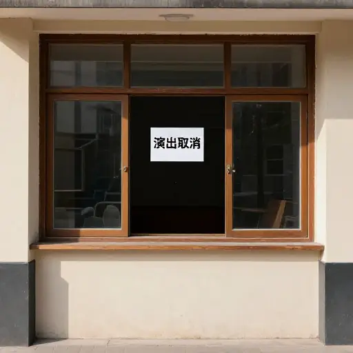 由于门票销售不佳，戏剧演出被取消了。