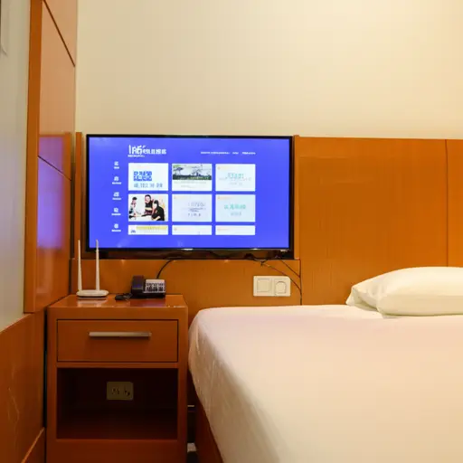 酒店房间配备了高速互联网和一台提供数百个有线频道的平板电视。