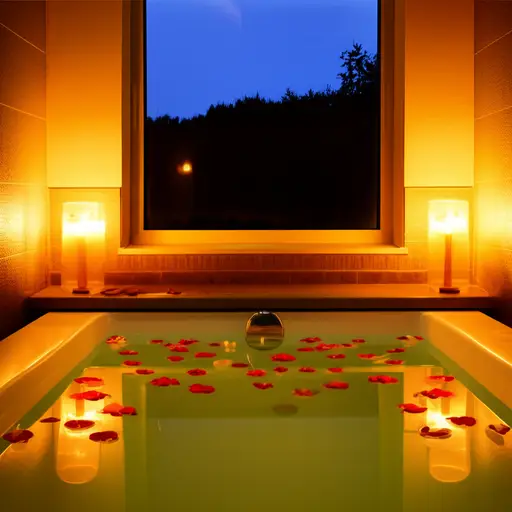 漫长的一天后，泡个热水澡很放松。