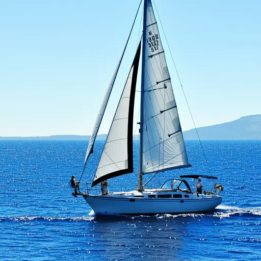 他们去年夏天乘船穿越了地中海。