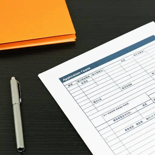 我需要从办公室拿一份申请表。