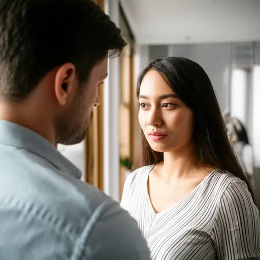 他对她的外表发表了粗鲁的评论。