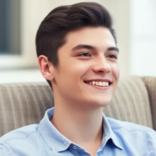 当我想起你们俩发生的事情时，我忍不住笑了。