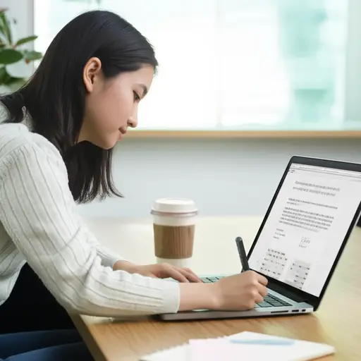 她开始时是业余爱好者，但现在是一名全职博主。