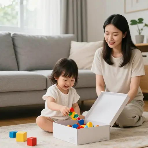 对于一个两岁孩子来说，她的行为完全正常。