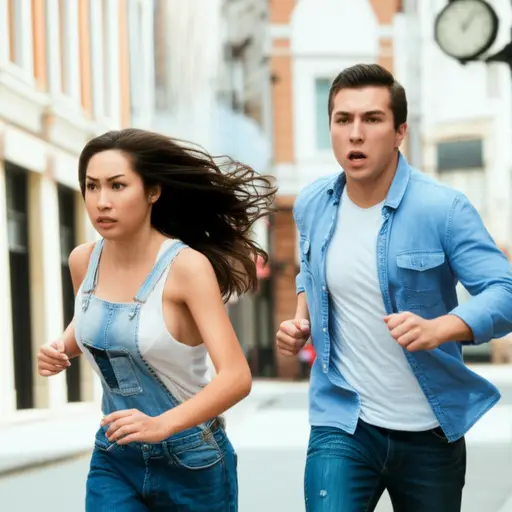 我们得快点，不然要迟到了。