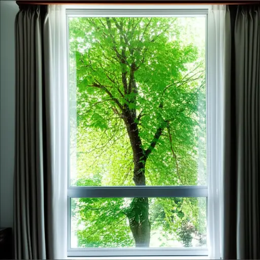 我每天都能在窗外看到那棵树。