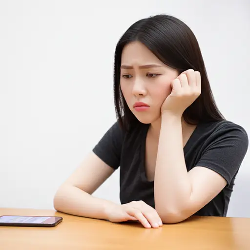 她的消息让我陷入了困境。