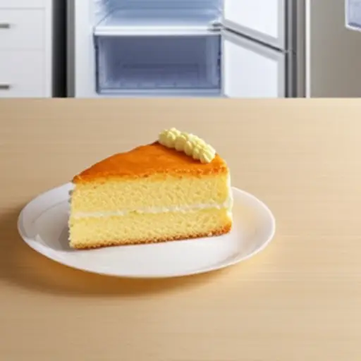 记得把剩下的蛋糕放进冰箱里。