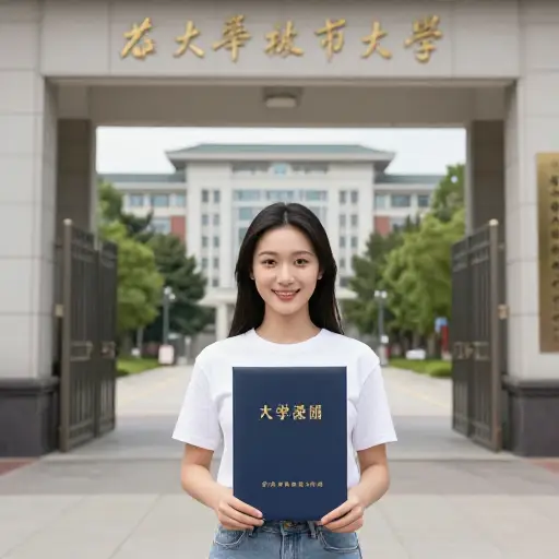 她获得了大学的一个录取名额。