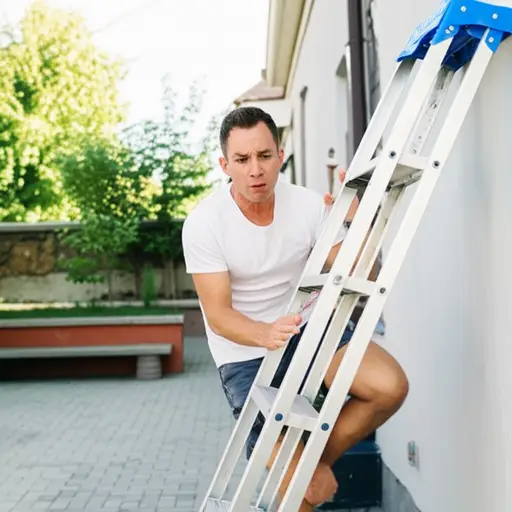 我还记得那天你哥哥从梯子上摔下来的样子。