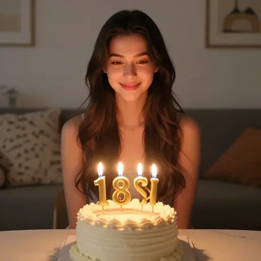 他的女儿刚过18岁生日。