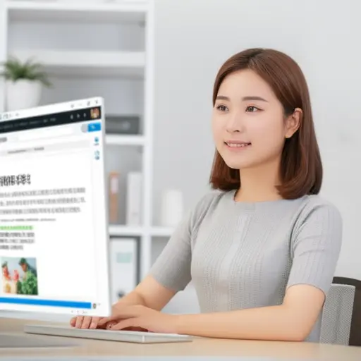 她昨天在网上偶然读到一篇有趣的文章。