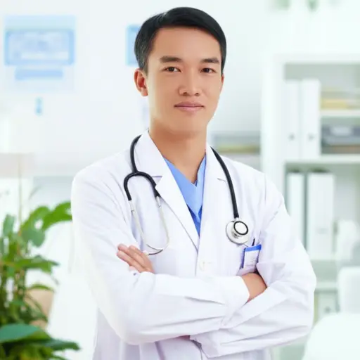 他的职业是医生。