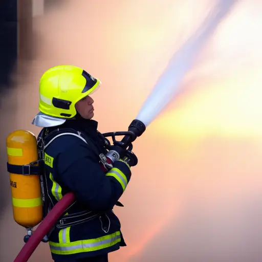 消防员迅速将火势控制住。