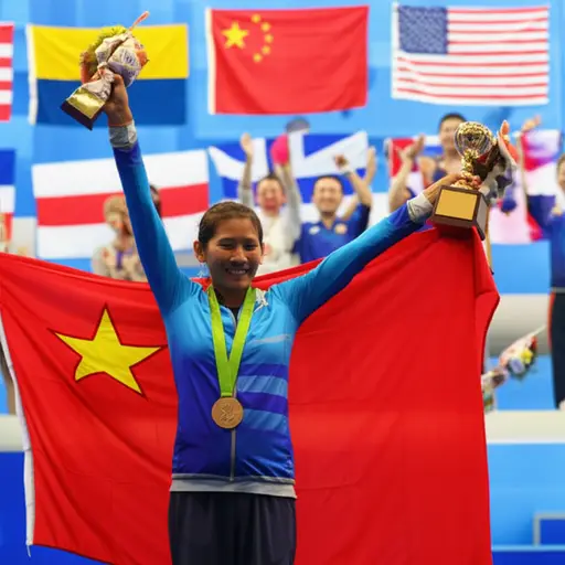 她连续第三年蝉联世界冠军。