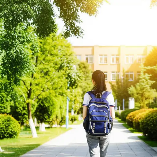 我每周上大学两天。