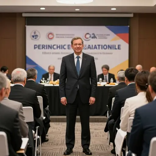 聚会由阿尔姆先生组织，他是本次会议的赞助人。