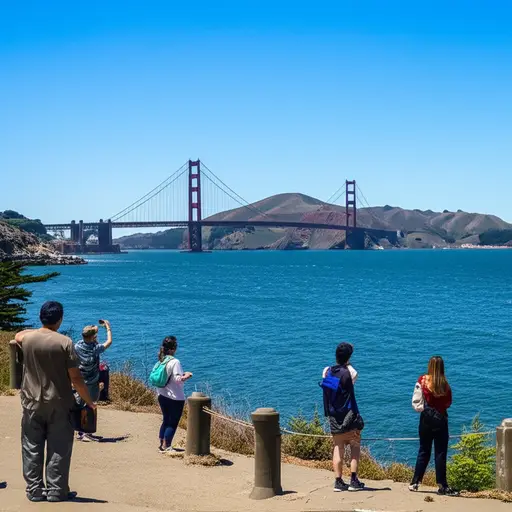 旧金山湾是游客的热门目的地。