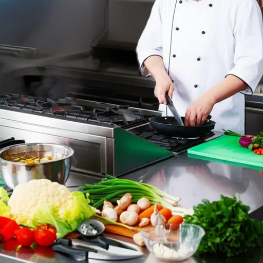 厨房里突然出现了一阵忙碌。