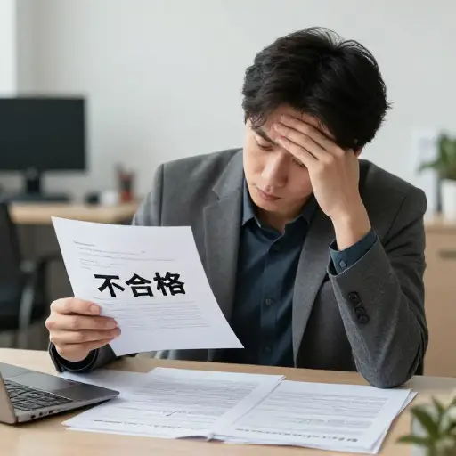 他的工作未达到标准。