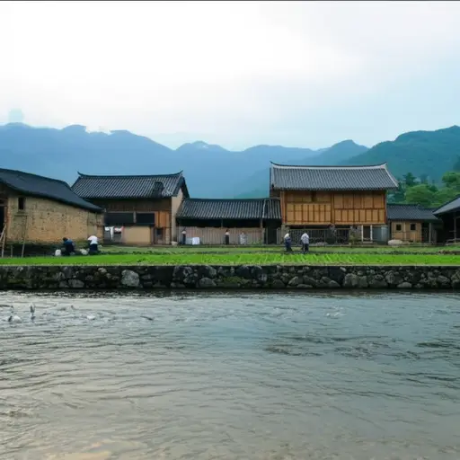 人们自古以来就生活在这个山谷里。