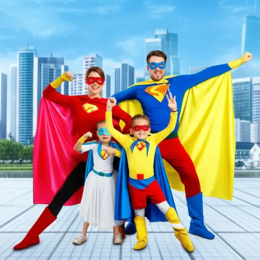 这是一部关于超级英雄家庭的搞笑动画电影。