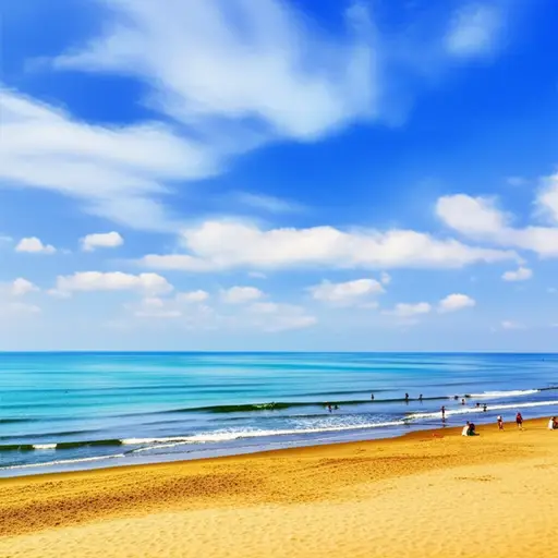 今年晚些时候我们可能去海滩。