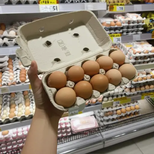 我买了一打鸡蛋。