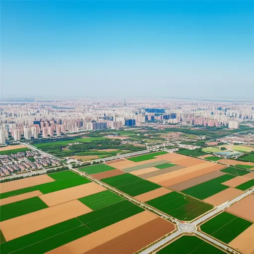 我们的小镇在那座大城市的西边。