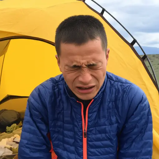 我无法忍受睡在帐篷里。