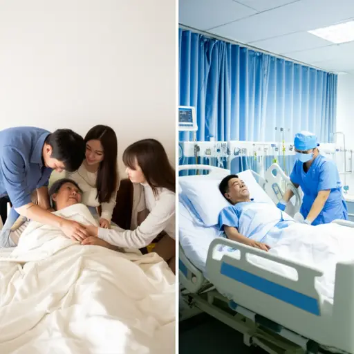 虽然一些患者可以在家里得到充分的照顾，但其他患者最好在医院接受护理。