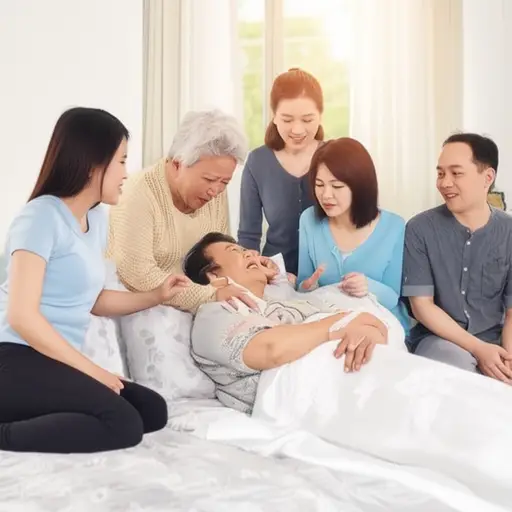 她希望最后能被家人围绕。