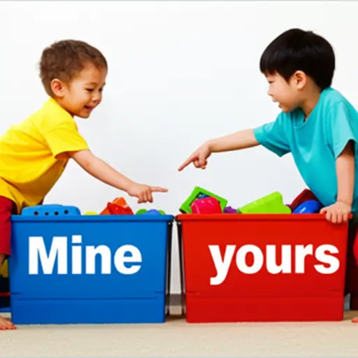 'Mine' 和 'yours' 是物主代词。