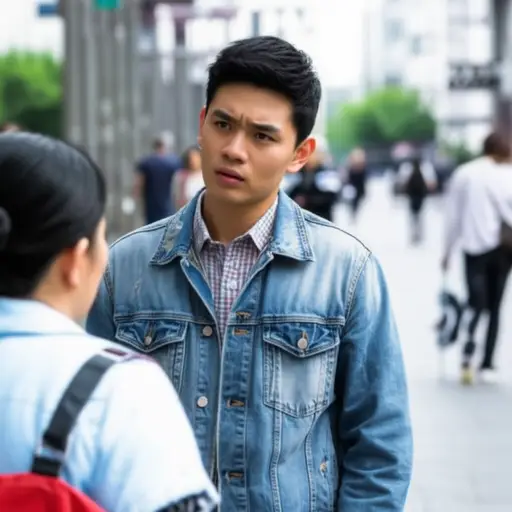 那个陌生人走到我面前，问我是否能认出他。