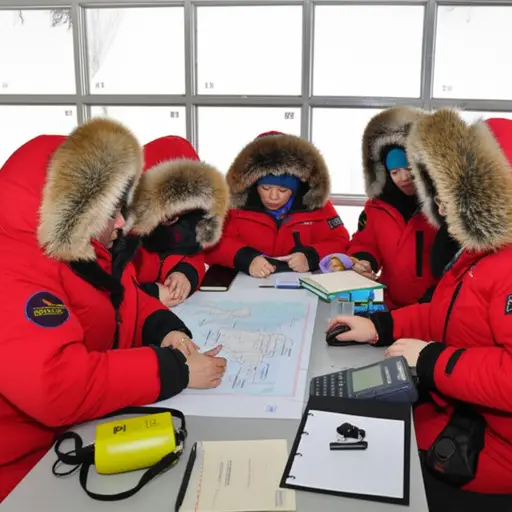 他们正在计划一次前往北极的远征，以研究气候变化。