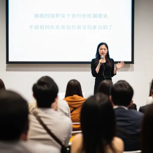 她说起话来好像自己是这个话题的专家。