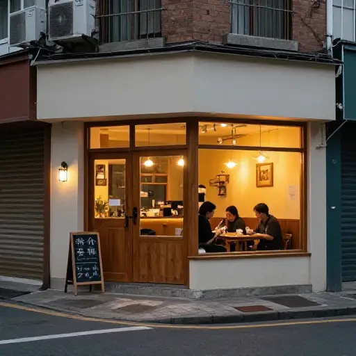 尽管经济衰退，这家小咖啡馆通过提供价格实惠的餐食，得以勉强维持下去。