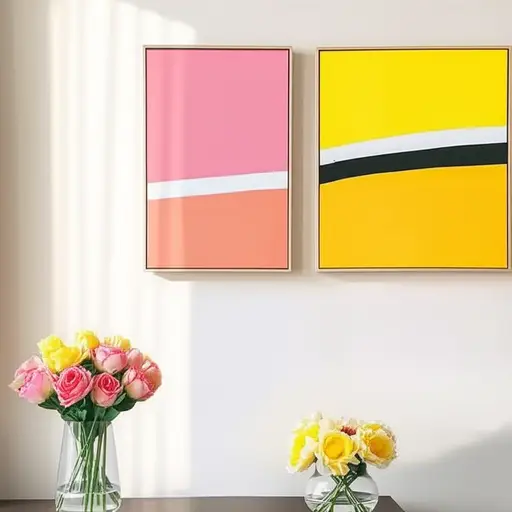 我喜欢明亮的颜色，比如粉色和黄色。