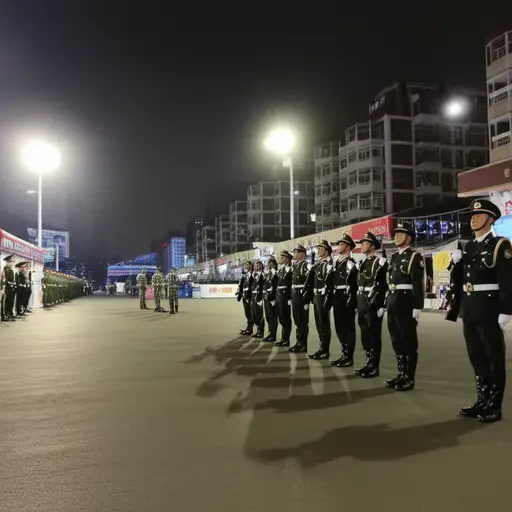 军队被调遣来执行宵禁。