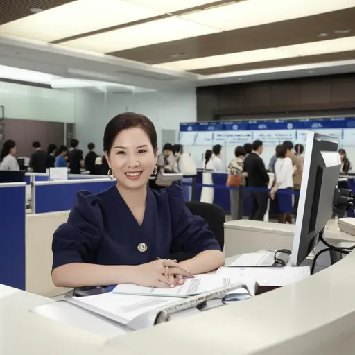 我在银行担任顾问。