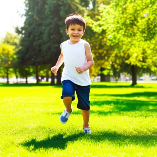 我小时候能跑得很快。