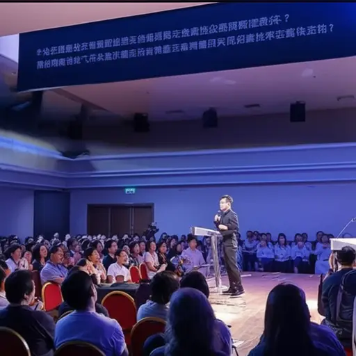 他是位出色的演说家，总是能吸引一大群人。