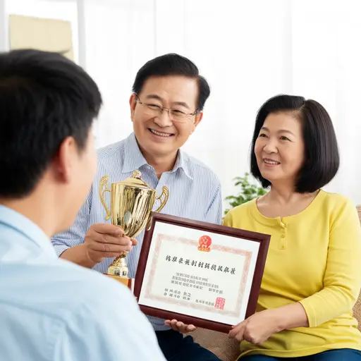 父母喜欢吹嘘他们孩子的成就。