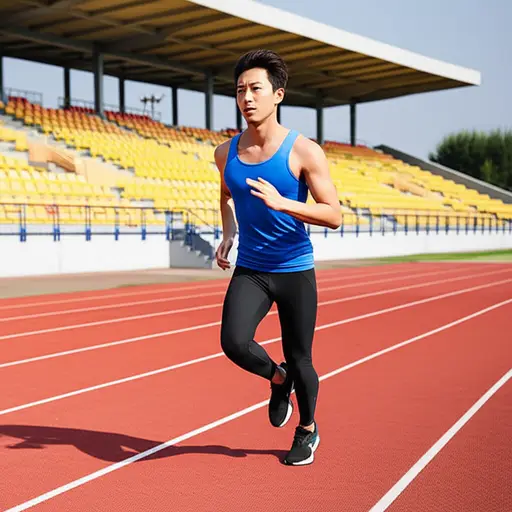 我哥哥是一名优秀的跑步运动员。