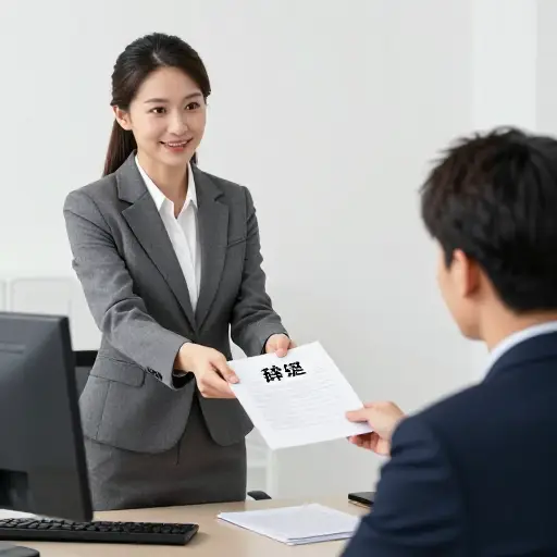 她上周提交了正式的辞呈。