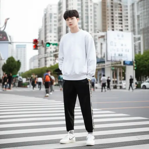 我喜欢的衣服既休闲又时尚。