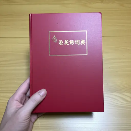 我有一本英语词典。