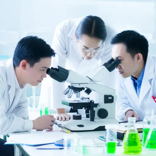 科学家正在研究这种植物的生物学特性。